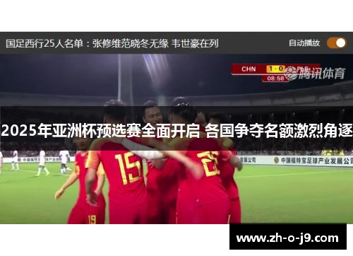 2025年亚洲杯预选赛全面开启 各国争夺名额激烈角逐